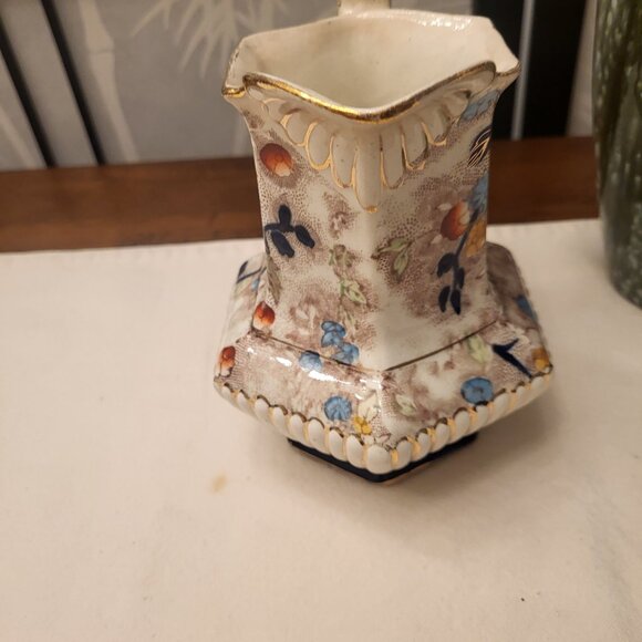 Victorian Era Keeling Staffordshire Losol Ware Jug Pitcher - Picture 2 of 10